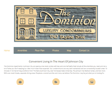 Tablet Screenshot of dominionjc.com